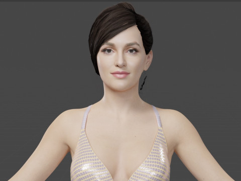 Leighton Meester 3D 模型