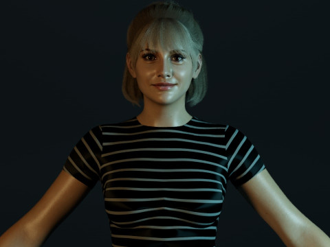 Brittany Murphy 3D Model