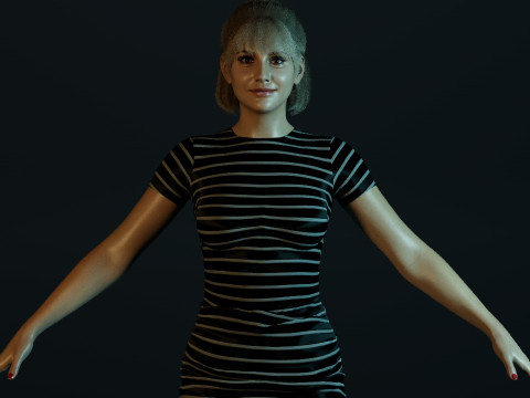 Brittany Murphy 3D Model
