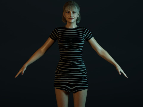 Brittany Murphy 3D Model