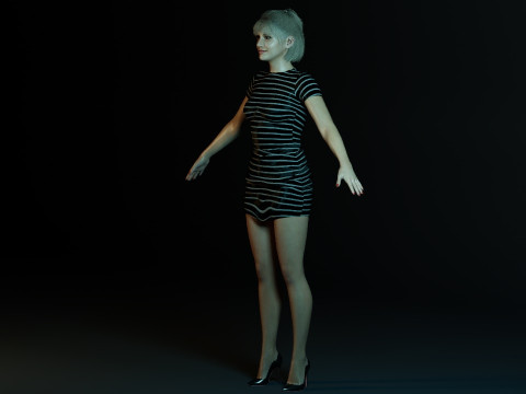 Brittany Murphy 3D Model