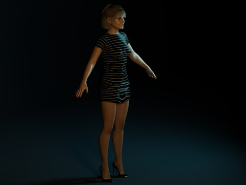 Brittany Murphy 3D Model