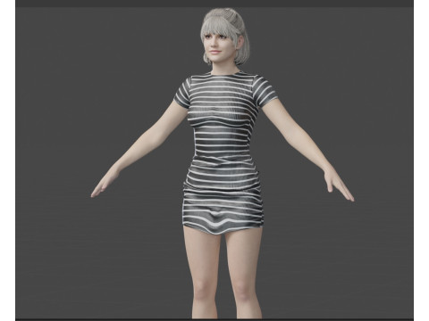 Brittany Murphy 3D Model