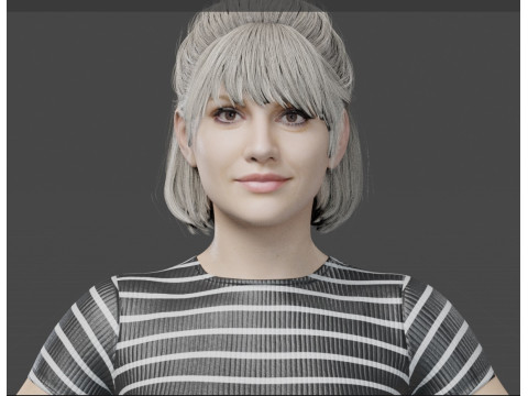 Brittany Murphy 3D Model