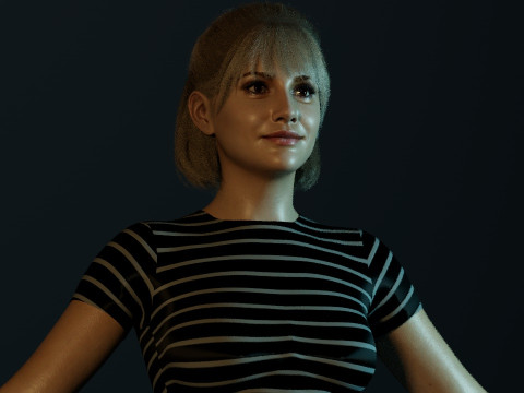 Brittany Murphy 3D Model