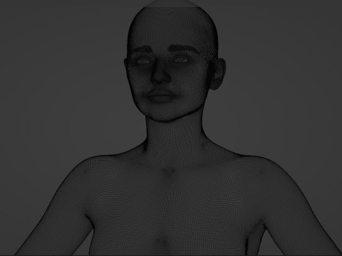 Joey King 3D Model
