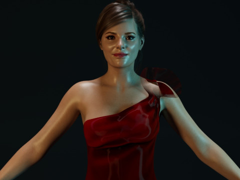 Katherine Heigl Model 3D
