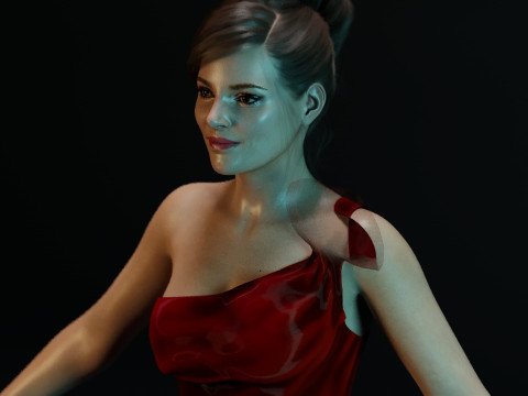 Katherine Heigl Model 3D