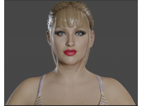 Christina Aguilera Modelo 3D