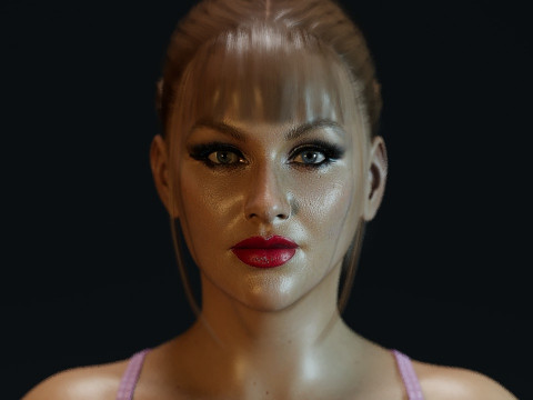 Christina Aguilera Modelo 3D