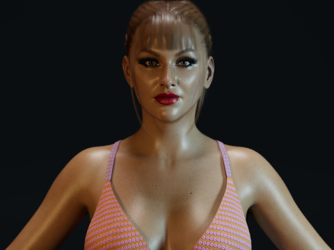 Christina Aguilera Modelo 3D