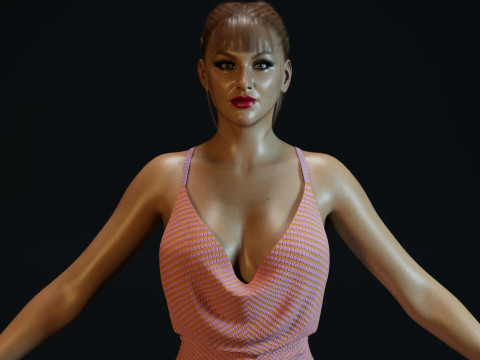 Christina Aguilera Modelo 3D