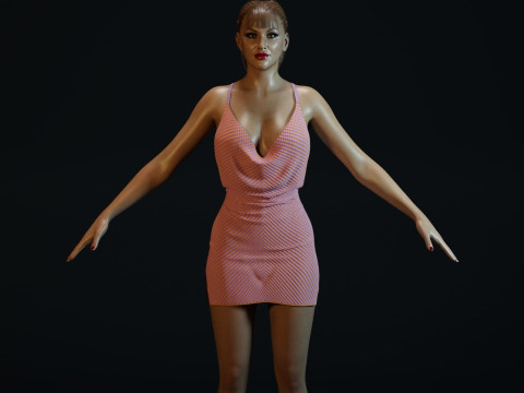 Christina Aguilera Modelo 3D