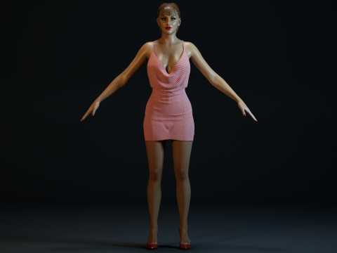 Christina Aguilera Modelo 3D