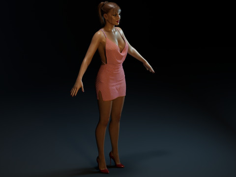 Christina Aguilera Modelo 3D