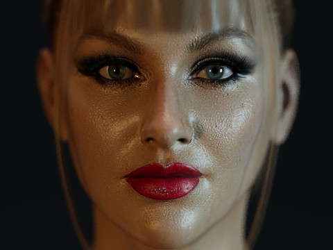 Christina Aguilera Modelo 3D