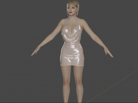 Christina Aguilera Modelo 3D