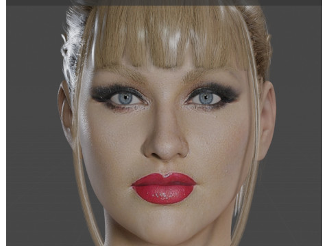Christina Aguilera Modelo 3D
