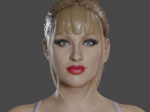 Christina Aguilera 3Dモデル