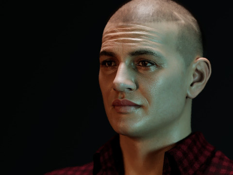 Tom Hardy Modelo 3D