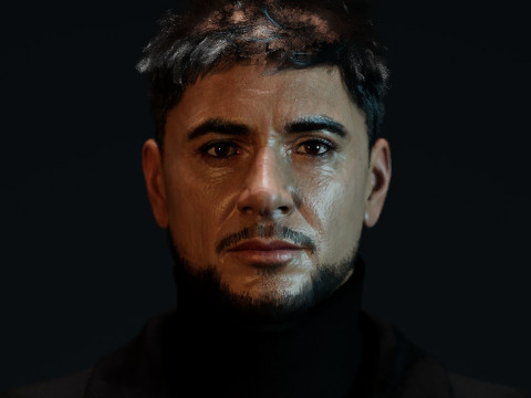 Robert Downey Jr Modelo 3D