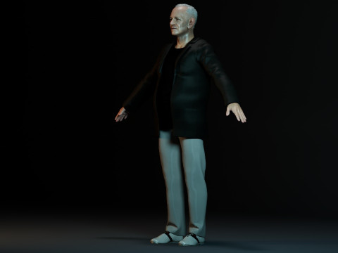Anthony Hopkins Modello 3D