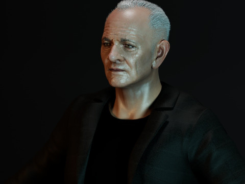 Anthony Hopkins Modello 3D