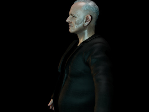 Anthony Hopkins Modello 3D
