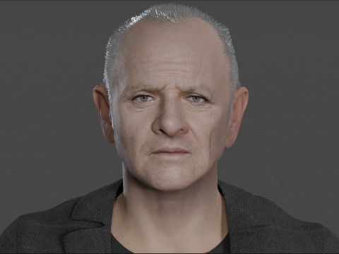 Anthony Hopkins 3Dモデル