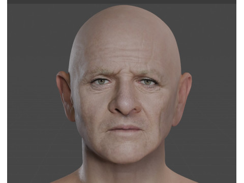 Anthony Hopkins Modello 3D