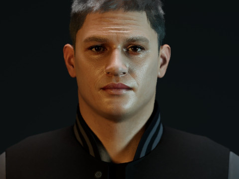 Tom Hardy Eddie Brock Modelo 3D