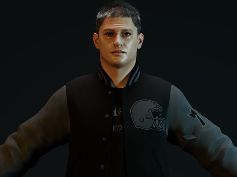 Tom Hardy Eddie Brock 3D Model
