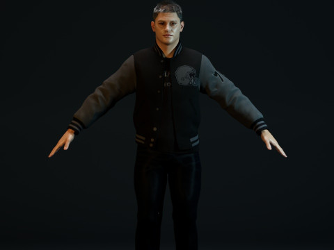 Tom Hardy Eddie Brock 3D Model