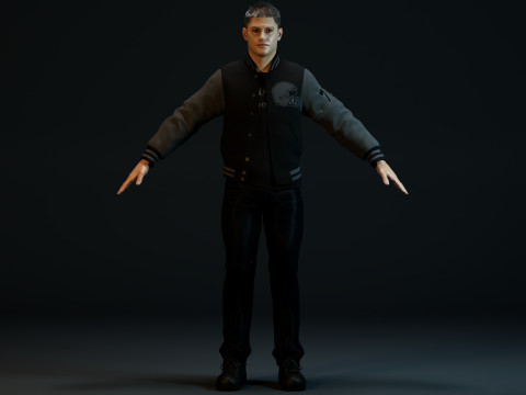 Tom Hardy Eddie Brock 3D Model