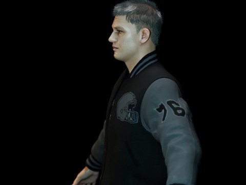 Tom Hardy Eddie Brock 3D Model