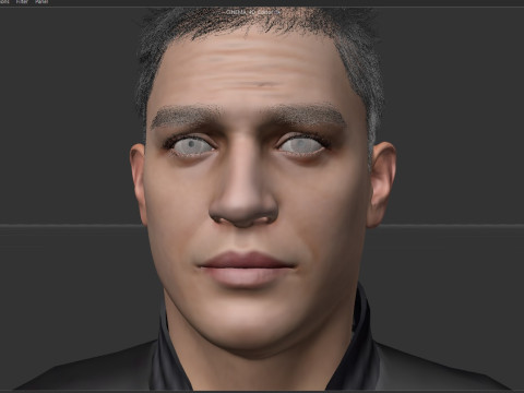 Tom Hardy Eddie Brock 3D Model