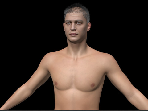 Tom Hardy Eddie Brock 3D Model