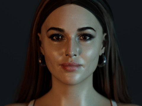 Monica Bellucci 3D 模型