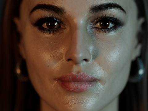 Monica Bellucci 3D 模型