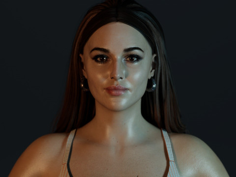 Monica Bellucci 3D 模型