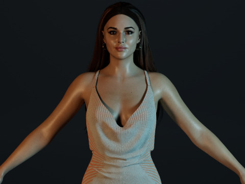 Monica Bellucci 3D 模型