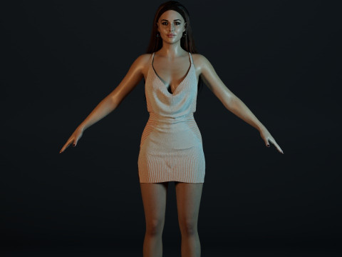 Monica Bellucci 3D 模型
