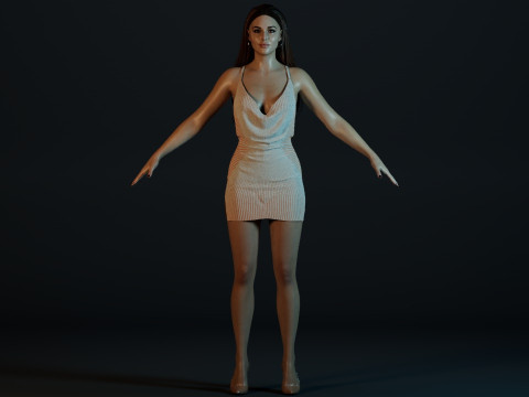 Monica Bellucci 3D 模型