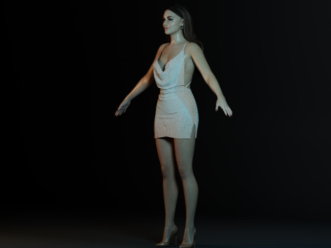 Monica Bellucci 3D 模型