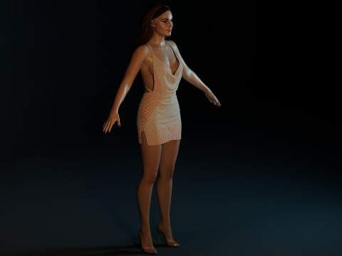 Monica Bellucci 3D 模型