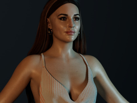Monica Bellucci 3D 模型