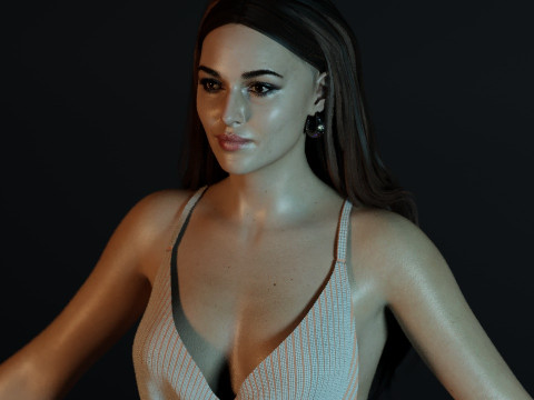 Monica Bellucci 3D 模型