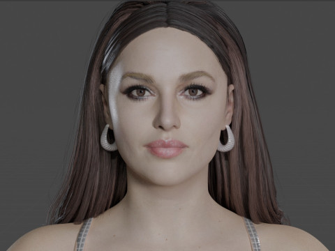 Monica Bellucci 3D 模型