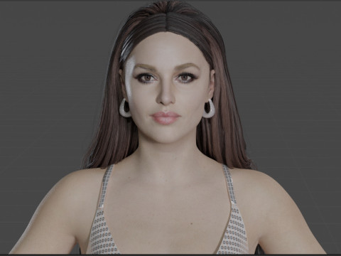 Monica Bellucci 3D 模型