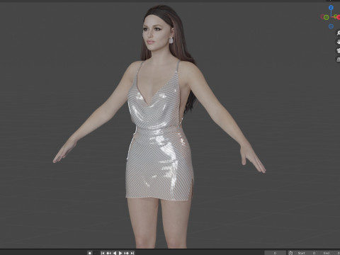 Monica Bellucci 3D 模型
